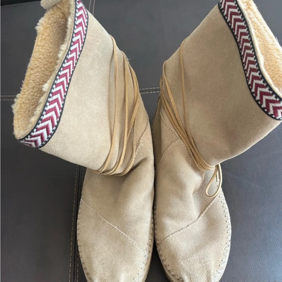 Tom’s Nepal Suede Faux Fur Boots - Picture 5 of 6